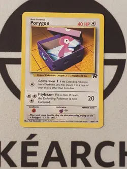 Pokemon Karte Porygon 48/82 Team Rocket Set Pokemon TCG - Image 1