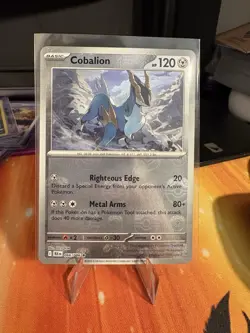 Cobalion - 066/086 - Masterball Holo - Black Bolt - Pokemon Card - NM/M - Image 2