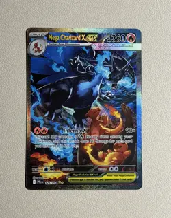 2025 Pokemon Phantasmal Flames MEGA CHARIZARD X EX #125/094 SIR English - Image 1
