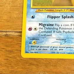 Psyduck 79/105 Neo Destiny Unlimited Pokemon WOTC YUKA MORII - Image 5