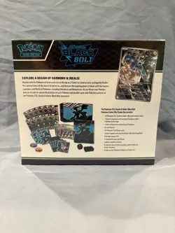 Pokemon Black Bolt Pokemon Center Exclusive ETB Sealed - Image 2
