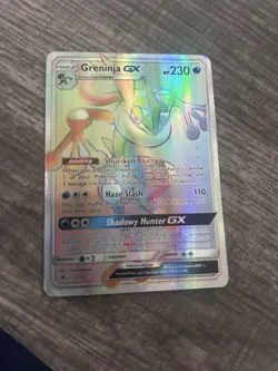 Pokemon Greninja GX 133/131 Rainbow Secret Rare – Greninja GX Full Art - Image 1