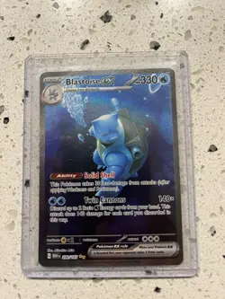Pokemon Blastoise ex 200/165 Sv: Scarlet & Violet 151 Illustration Rare Holo - Image 1
