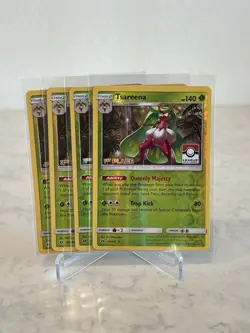 TSAREENA NM POKEMON LEAGUE PROMO SUN & MOON: 1ST,2ND,3RD & 4TH PLACE #20 - Image 1