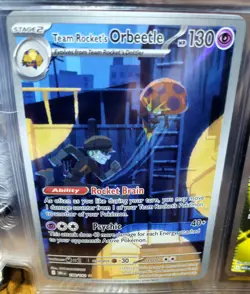 Pokemon TCG ‘Team Rockets Orbeetle 198/182’ IR Destined Rivals - Image 1