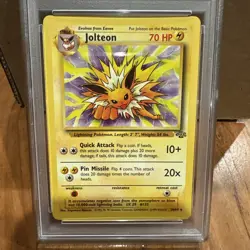 POKEMON 1999 JUNGLE JOLTRON #20 NON HOLO PSA MINT 9 - Image 5