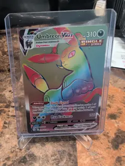 Pokemon 2021 Evolving Skies Umbreon VMAX Secret Rainbow Rare #214/203 - - Image 1