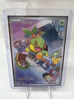 Pokemon Turtwig 040 Partner Series 1 Illustration Rare Promo 30th Anniversary - Image 1