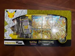 Pokemon Celebrations 25th Anniversary Pikachu V-union Premium Playmat Collection - Image 1