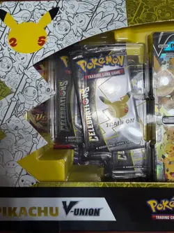 Pokemon Celebrations 25th Anniversary Pikachu V-union Premium Playmat Collection - Image 2