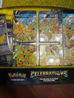 Pokemon Celebrations 25th Anniversary Pikachu V-union Premium Playmat Collection - Image 3