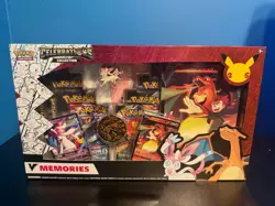 Pokemon TCG Celebrations V Memories Charizard Sylveon Collection Box - Image 1