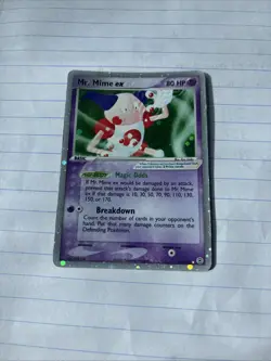Pokemon FireRed & LeafGreen #110/112 Ultra Rare Mr. Mime ex - Image 1