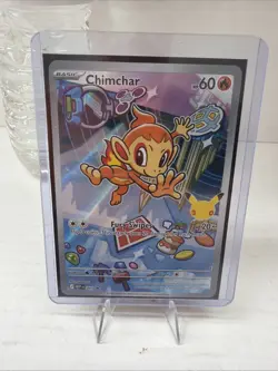 Pokemon TCG Chimchar MEP041 First Partners 30th Anniversary Black Star Promo - Image 1
