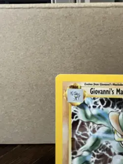 Pokemon Giovanni's Machamp Gym Challenge Holo Rare 6/132 2000 100 HP English - Image 2