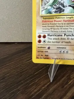 Pokemon Giovanni's Machamp Gym Challenge Holo Rare 6/132 2000 100 HP English - Image 5