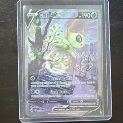 Pokemon Celebi V 245/264 Swsh08 Fusion Strike Ultra Rare Full Art Holo - Image 1