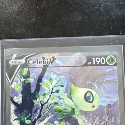 Pokemon Celebi V 245/264 Swsh08 Fusion Strike Ultra Rare Full Art Holo - Image 5
