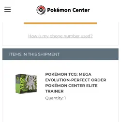 Confirmed Pokemon TCG Perfect Order Pokemon Center ETB (New & Sealed) - Image 2