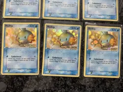 6x Lot MP Italian Pokemon Mudkip Ex Emerald 56/106 Reverse Foil STAMPED - Image 3