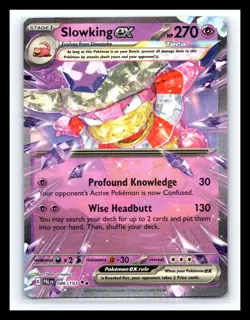 💥 Slowking ex - 086/193 Double Rare Holo Paldea Evolved Pokemon TCG (2023) - Image 1