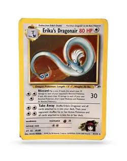 Pokemon TCG- Erika’s Dragonair 4/132 Gym Heroes Holo- English- Moderate Play - Image 1