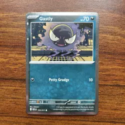 Pokemon Gastly #123/217 tcg Near Mint or Better Cosmos Holo - Image 1
