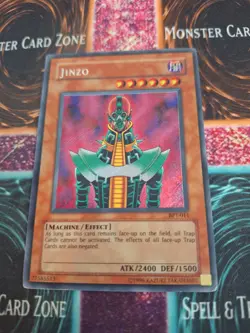 Yugioh Jinzo BPT-011 Secret Rare Unlimited Moderately Played - Image 1