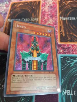 Yugioh Jinzo BPT-011 Secret Rare Unlimited Moderately Played - Image 2