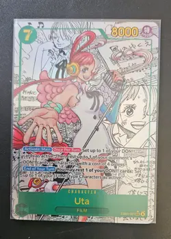 Uta Manga (RAW) EB03-061 SEC One Piece Card Game English Version - Image 3