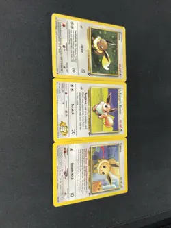 Pokemon TCG 3 card Eevee lot - Image 1