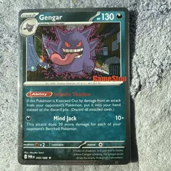 Pokemon Gengar GameStop Promo TCG Card 050/088 English 2026 - New / Sealed - Image 2