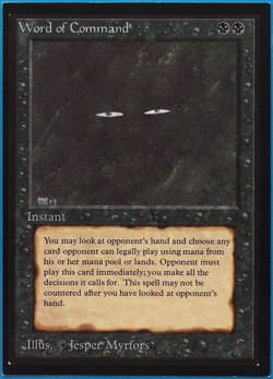 Word of Command Collectors' Edition PLD (Reserved List Card) (505420) ABUGames - Image 1