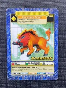 BO-193 Boarmon Digimon Card Digi-Battle Series 4 2001 Bandai - Image 1