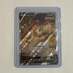 Pokemon Flareon V SWSH179 Sword & Shield Promo Single Strike Holo Card - Image 3