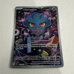 Pokemon Misdreavus 233/217 ASC Rare Basic 60 HP Full Art Pokemon TCG Card - Image 1