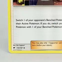 Pokemon TCG Guzma SM Burning Shadows SM03 115/147 Non-Holo Card NM - Image 5