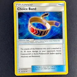 Choice Band 121/145 Pokemon Card Trainer Item Sun & Moon 2017 LP - Image 4