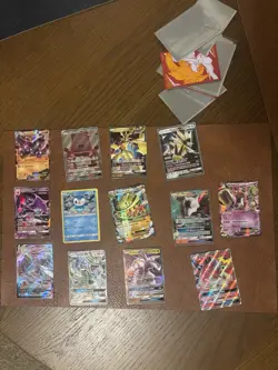 Pokemon TCG Foil GX VMAX Card Lot 13 Aerodactyl Stakataka Necrozma Naganadel - Image 1