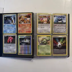Pokemon Binder CARD Lot 2005-2009 Vintage Diamond Pearl, Platinum 4 pocket - Image 3