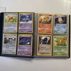 Pokemon Binder CARD Lot 2005-2009 Vintage Diamond Pearl, Platinum 4 pocket - Image 4