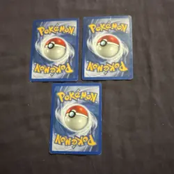 Vintage 2001 Pokemon TCG Neo Discovery 3 Card Lot Seel Venonat Ledyba - Image 2