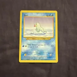 Vintage 2001 Pokemon TCG Neo Discovery 3 Card Lot Seel Venonat Ledyba - Image 5