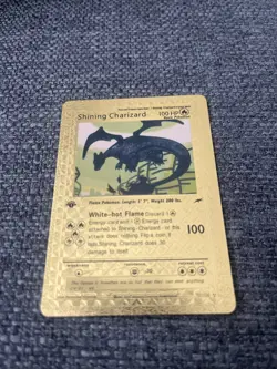 Pokemon Shining Charizard Card #107/105 Good Condition - Image 1