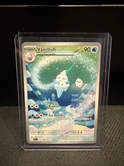 Pokemon Pokemon TCG Vanillish 112/086 Sv White Flare Illustration Rare Holo Card - Image 1