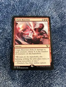 MTG Commander 2015 Chain Reaction R Rare Card, M/Nm Condition, English Edition - Image 1