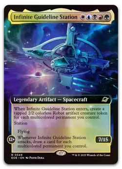 Infinite Guideline Station (Extended Art) #348 (Foil) NM Edge of Eternities - Image 1