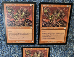 2002 Magic The Gathering"Reckless One X3"!!Lightly Played!! Onslaught#222/350 - Image 3