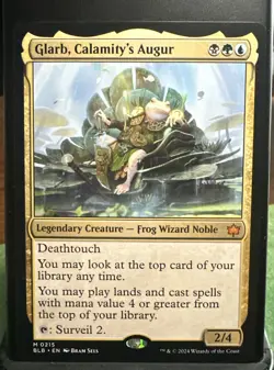 MTG Magic : Glarb, Calamity's Augur - Bloomburrow BLB 0215 Mythic / PACK FRESH - Image 1