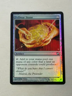 MTG FOIL Fellwar Stone 9th Edition Magic the Gathering - Image 1